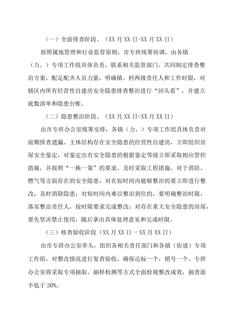 关于某市经营性自建房安全隐患排查整治回头看实施方案范文三篇.docx_第2页