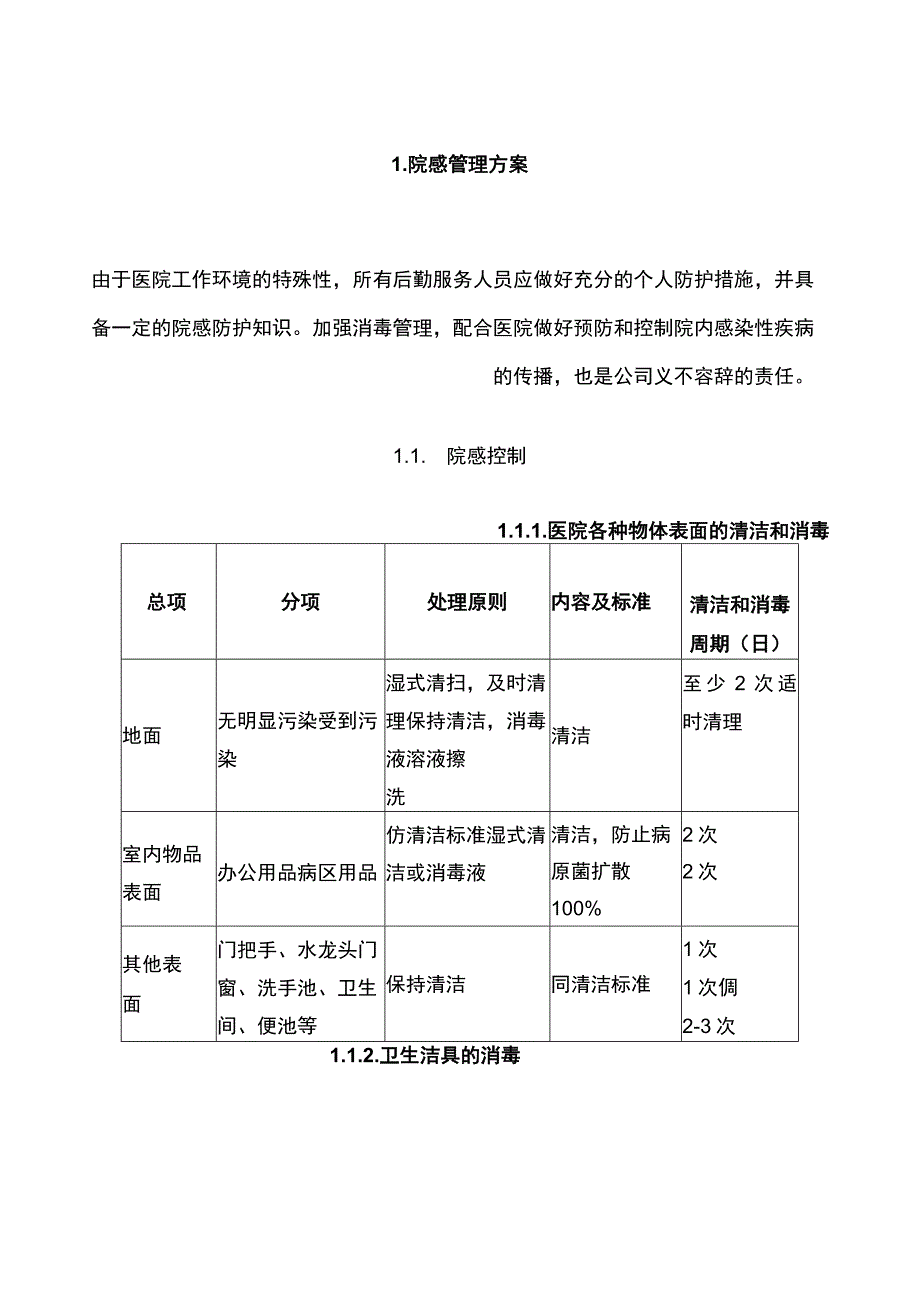 医院防院感服务方案.docx_第1页