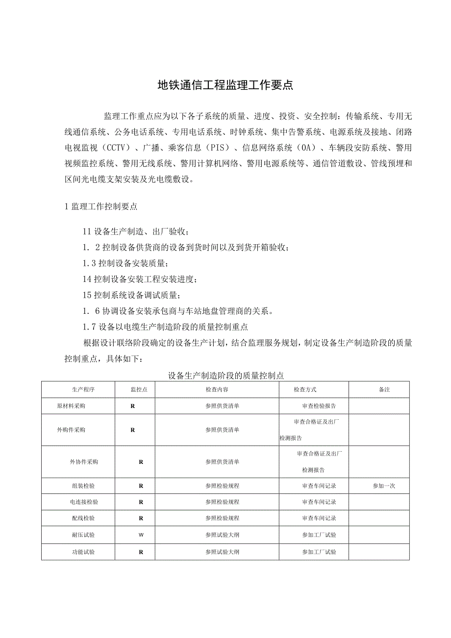 地铁通信工程监理工作要点.docx_第1页