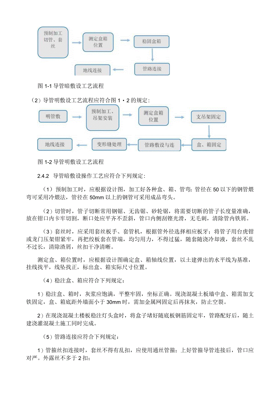 导管敷设施工工艺与规程.docx_第2页