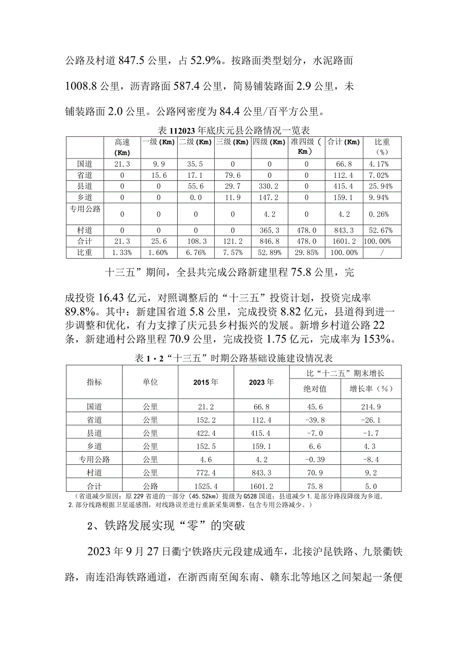 庆元县综合交通发展十四五规划.docx_第3页