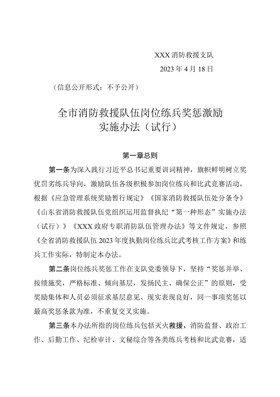 全市消防救援队伍岗位练兵奖惩方案.docx_第2页