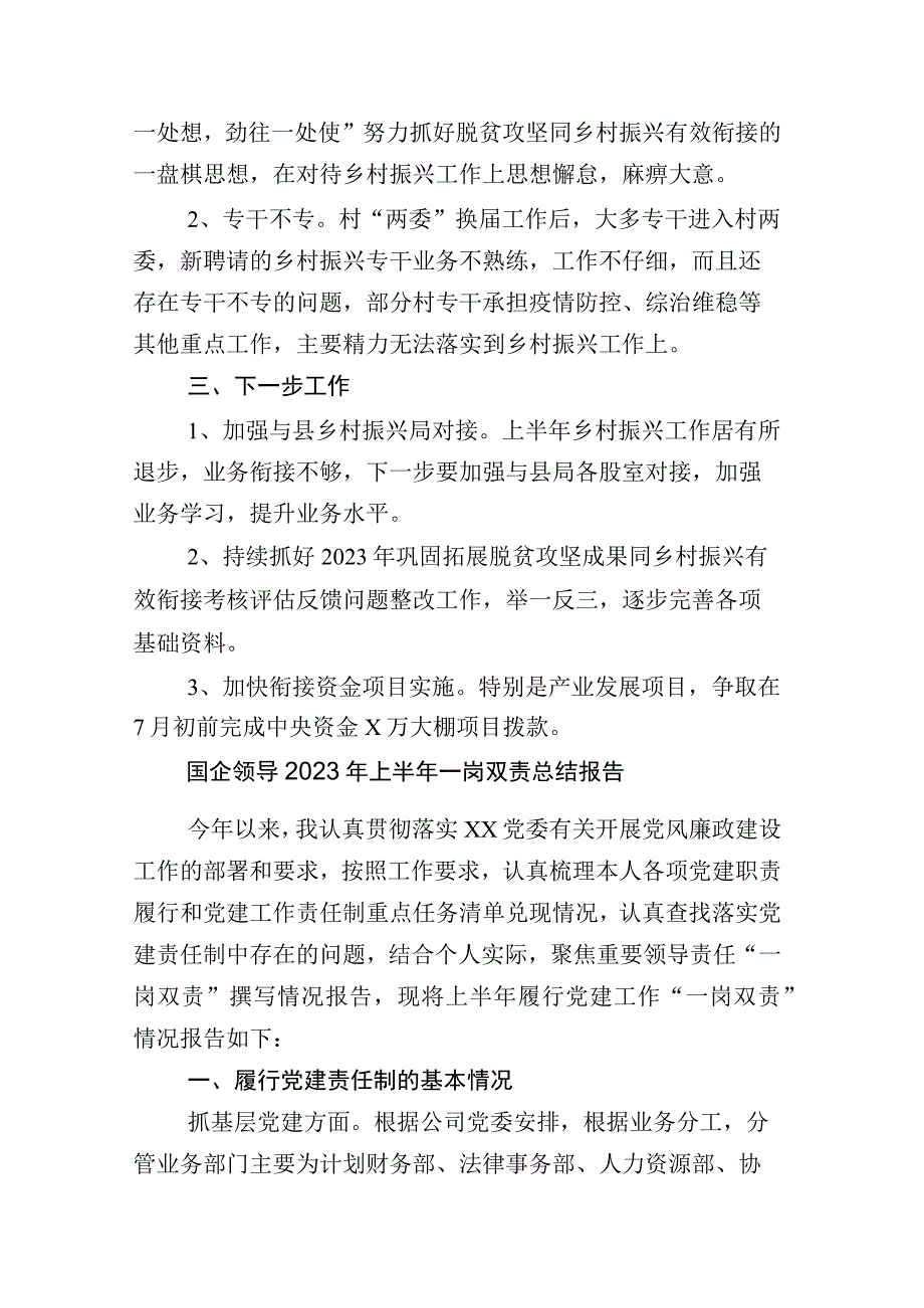 2023年上半年乡村振兴工作总结附上其他总结详见目录多篇.docx_第3页