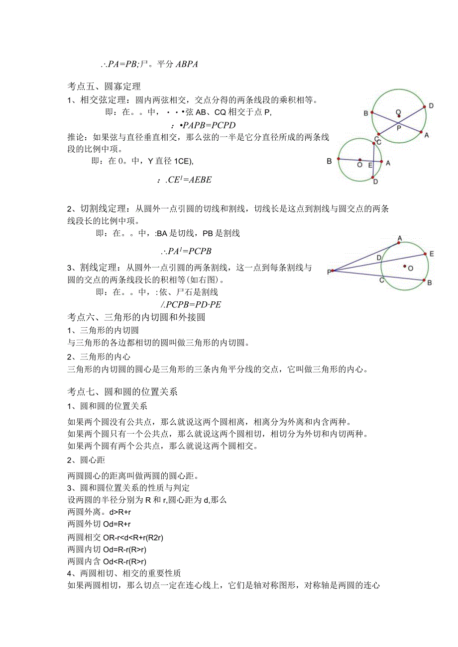 与圆有关的位置关系知识清单.docx_第3页