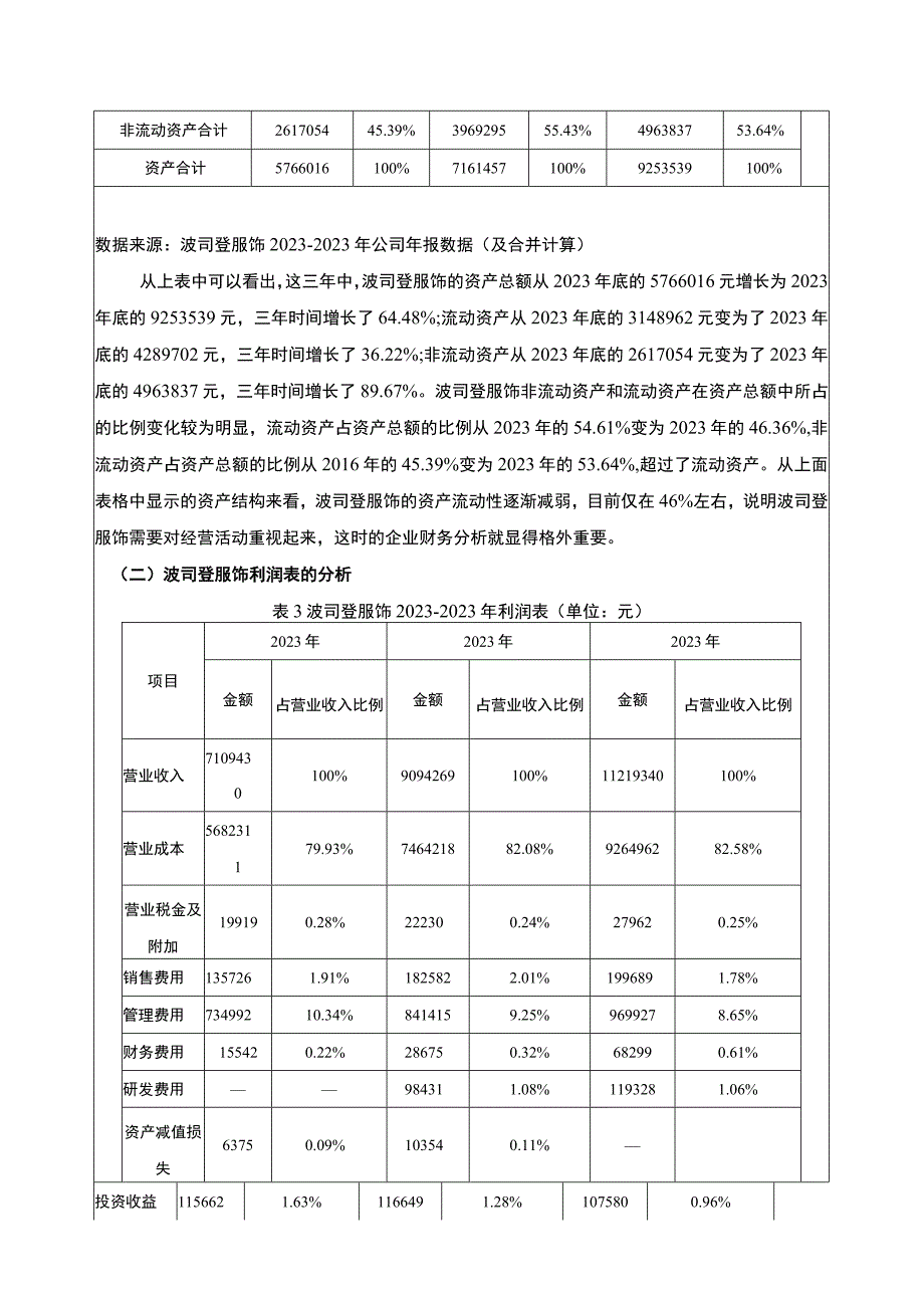 《基于近三年数据的上市公司财务分析报告—以波司登为例》5300字.docx_第3页