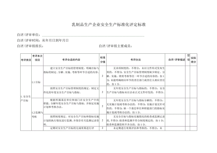 《乳制品生产企业安全生产标准化评定标准》.docx_第2页