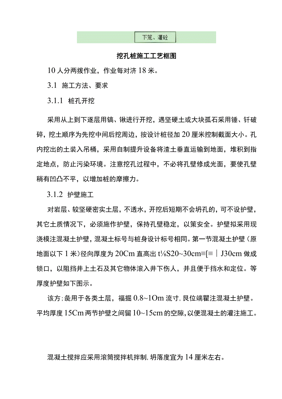 人工挖孔桩施工作业指导书.docx_第2页