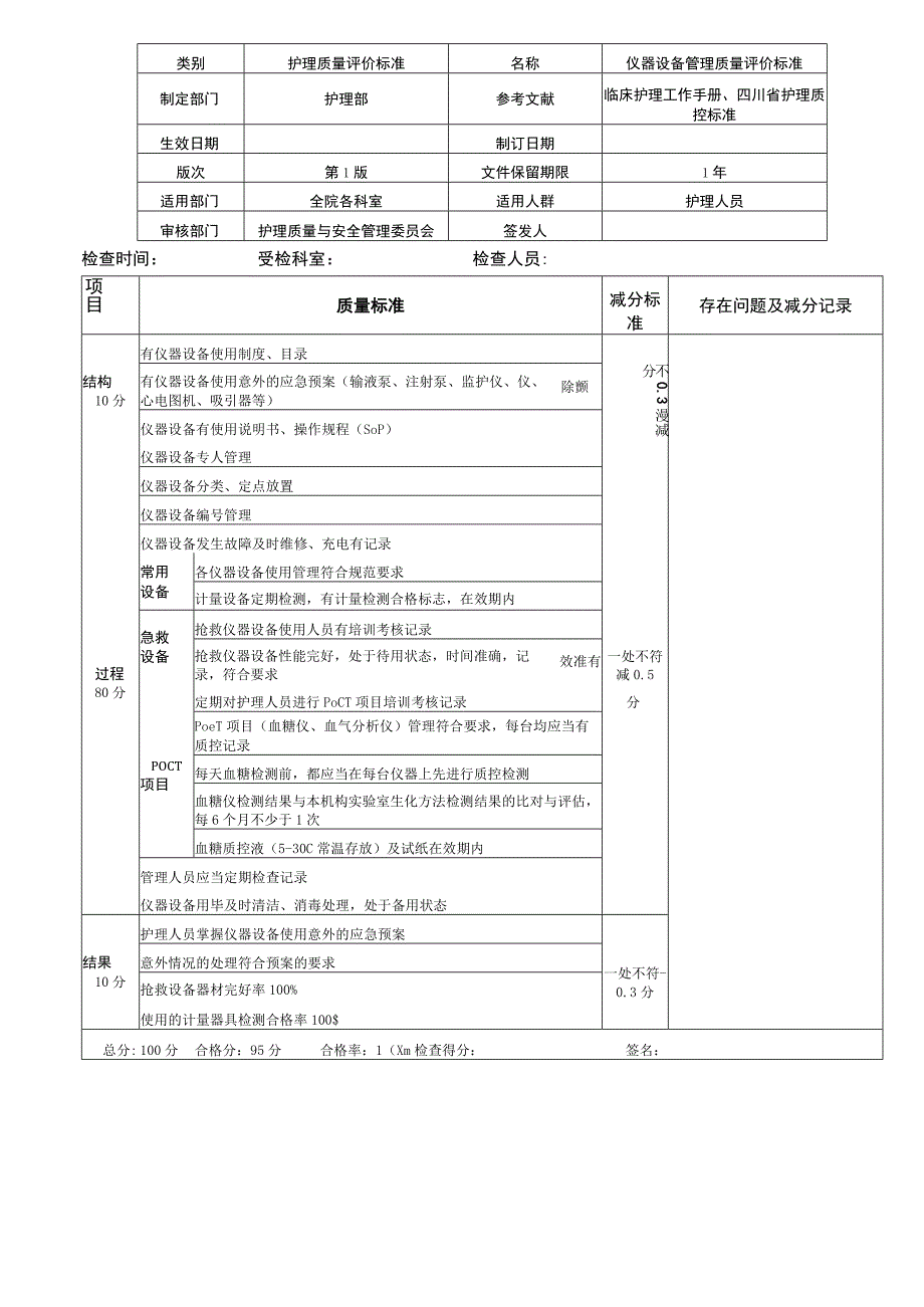 仪器设备管理质量评价标准.docx_第1页