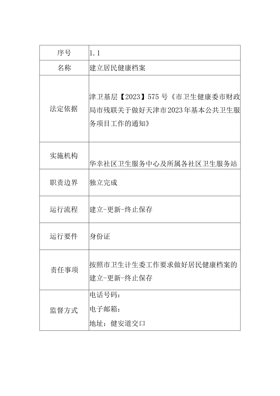 天津市滨海新区海滨街华幸社区卫生服务中心职责目录.docx_第3页