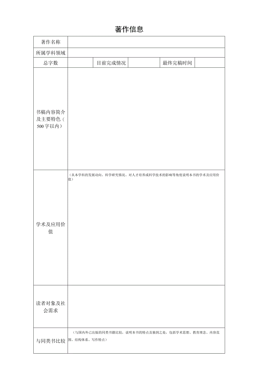 合肥工业大学图书出版专项基金项目申请书.docx_第3页