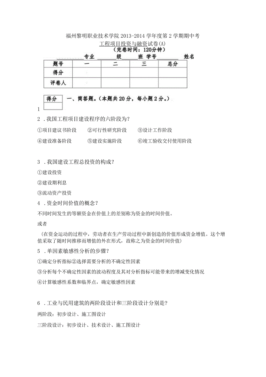 工程项目投资与融资.docx_第1页