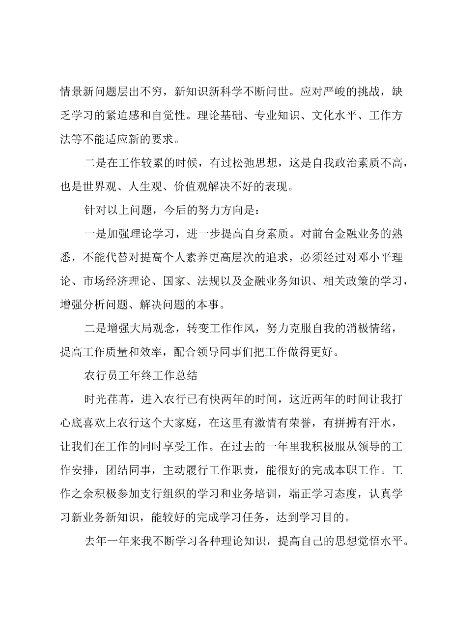 农行员工年终工作总结.docx_第2页