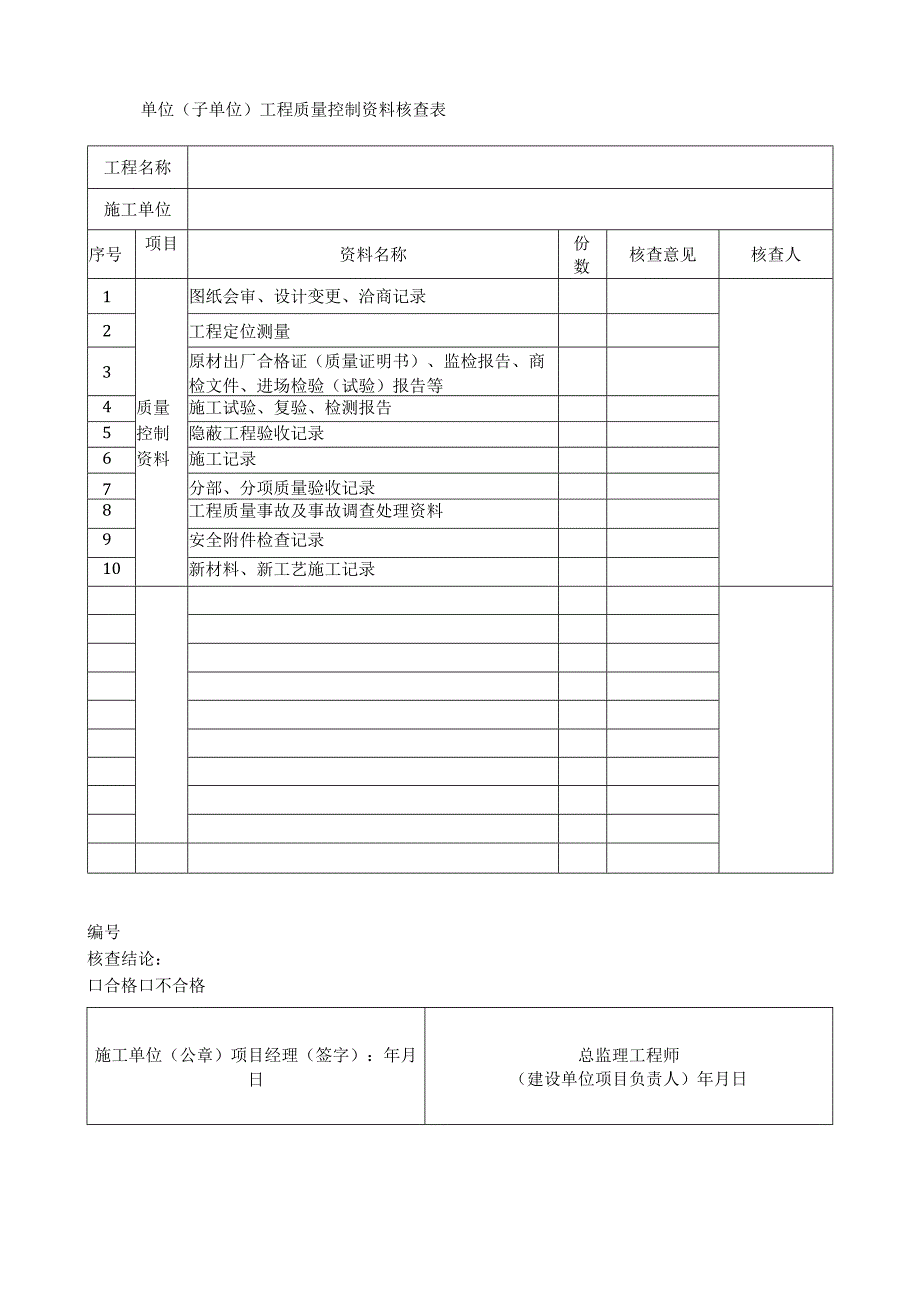 工程竣工验收资料表.docx_第3页