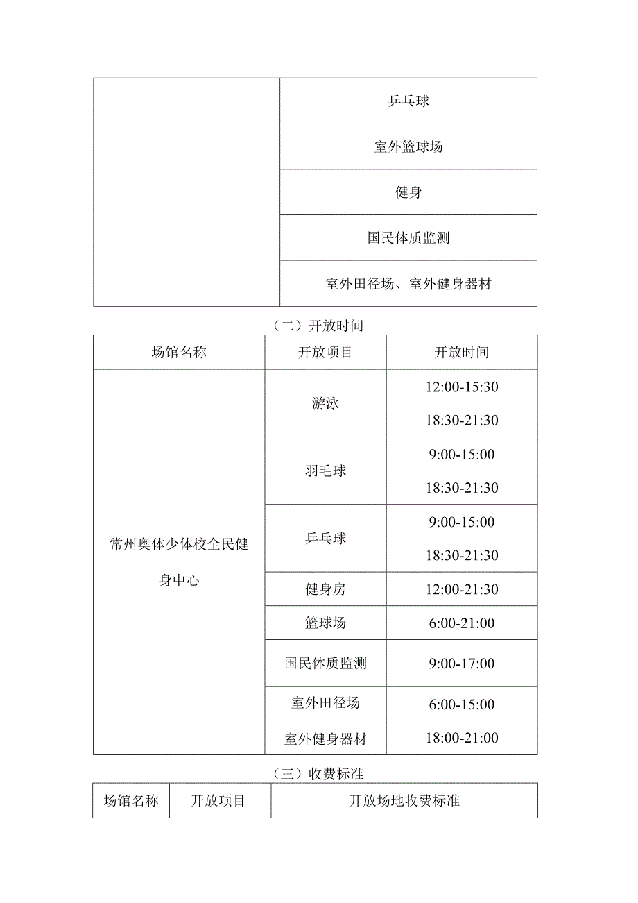 常州奥体少体校全民健身中心游泳馆2023年免费低收费开放工作方案.docx_第2页