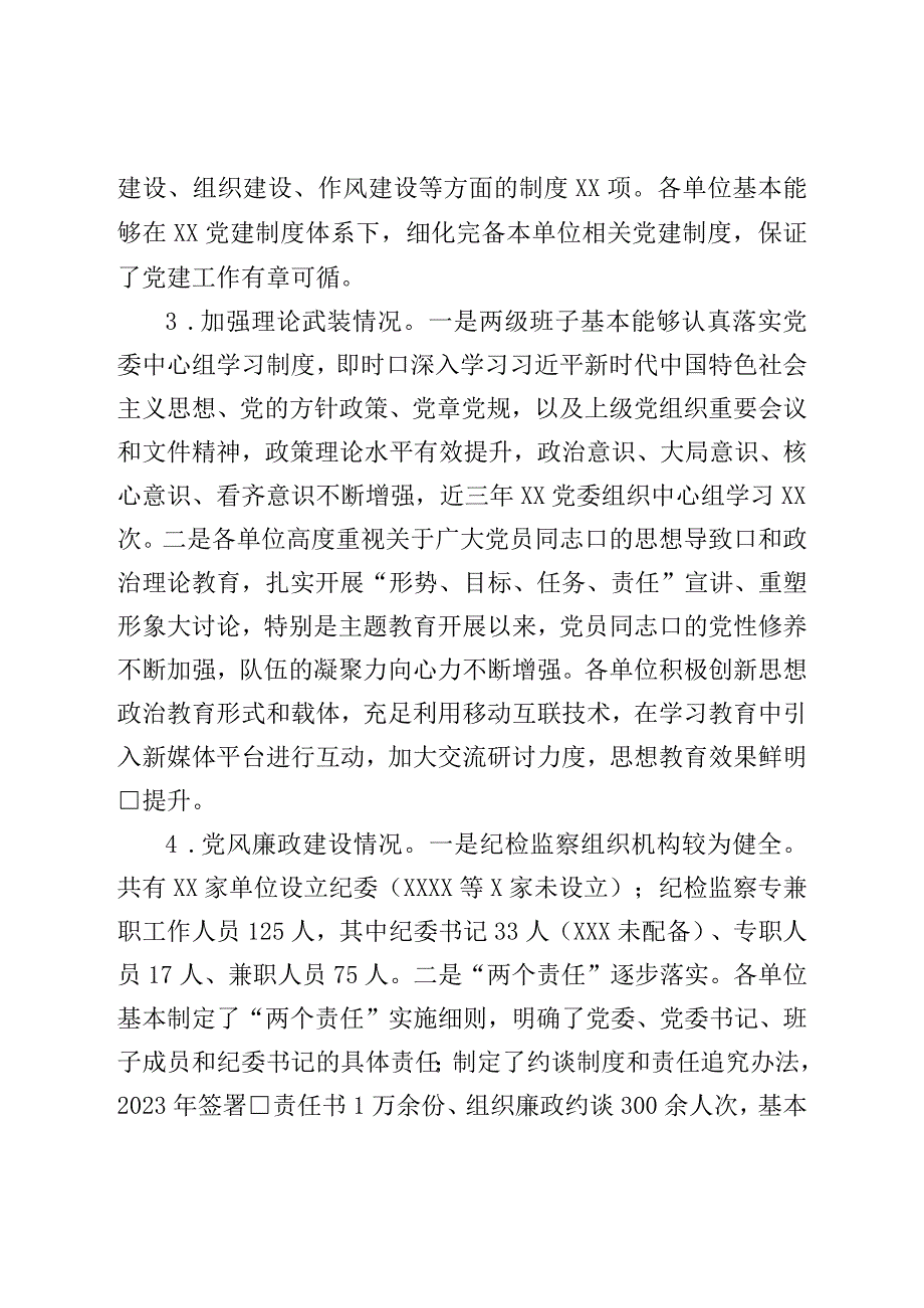 单位党的建设工作调研检查报告.docx_第2页