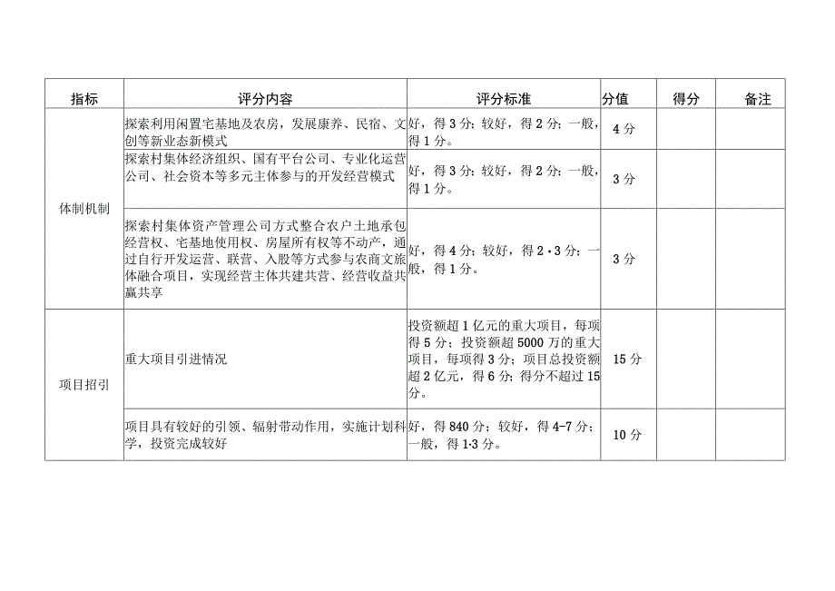 特色镇街区建设申报项目综合评分表.docx_第3页