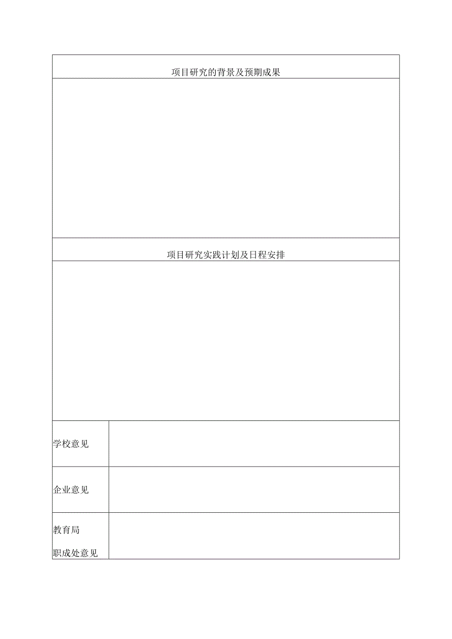 第四届合肥职业院校专业课教师企业实践个性化实践项目申报表填表日期.docx_第2页