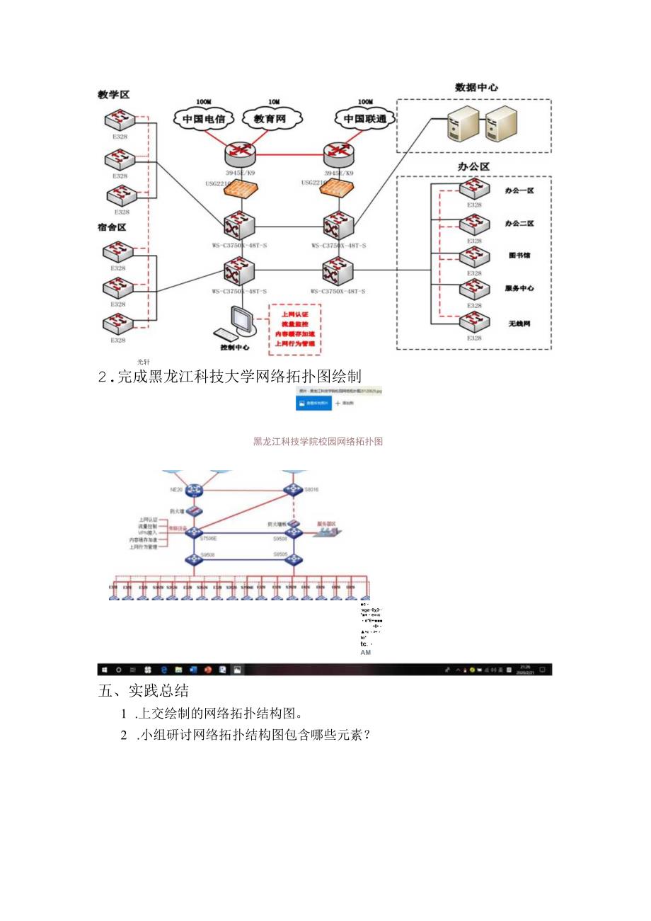 计算机网络技术 重大 项目一XX职院学生寝室网组建：VISIO软件使用及绘制网络拓扑结构图实践指导书.docx_第3页