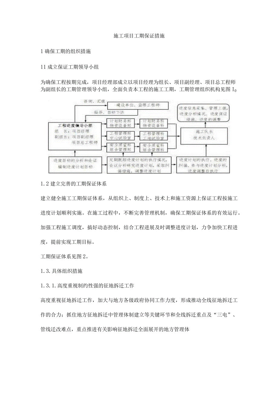 施工项目工期保证措施.docx_第1页