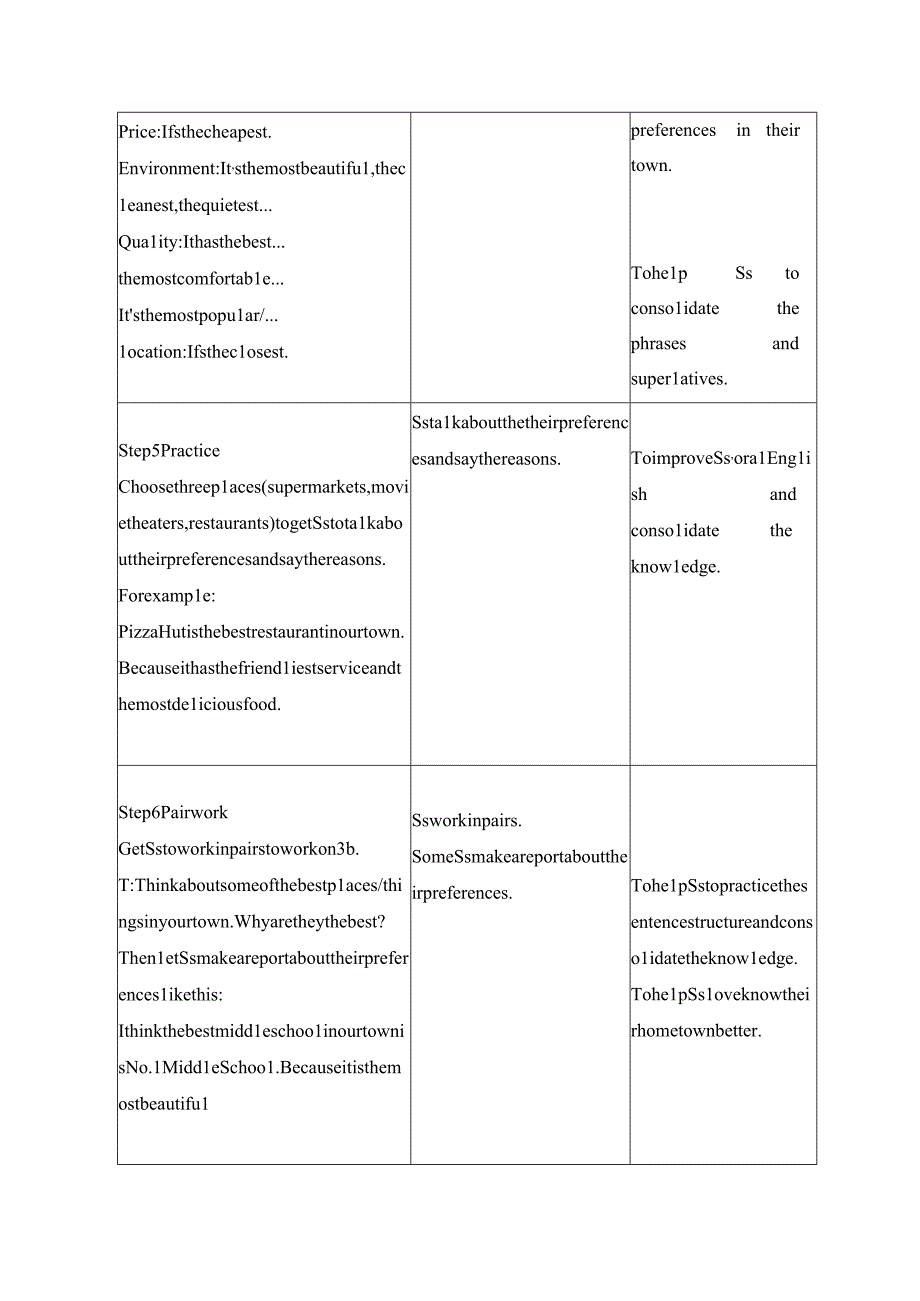 人教版八年级上册Unit4SectionB3a—Self check教案表格式.docx_第3页