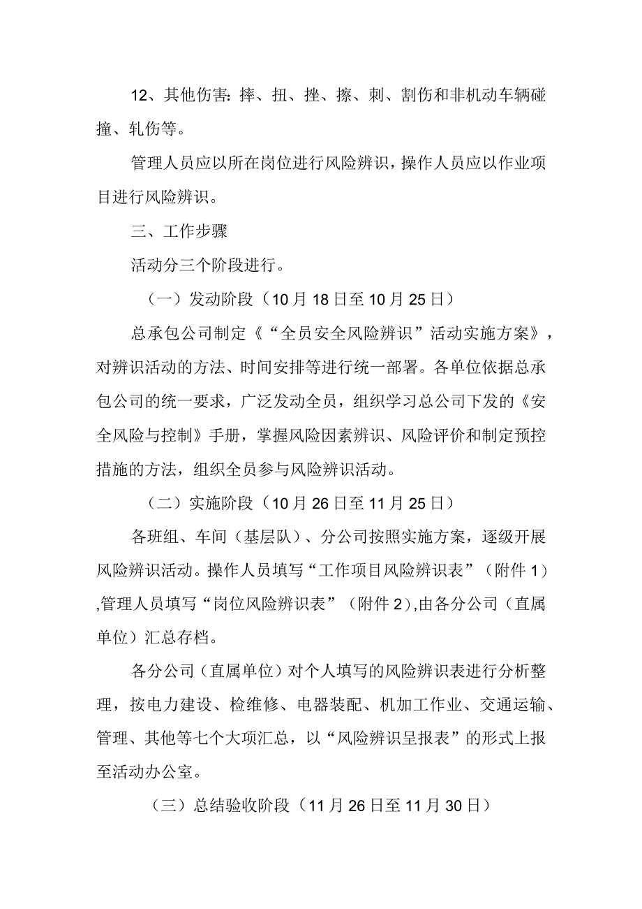 全员安全风险辨识评估活动实施方案.docx_第3页