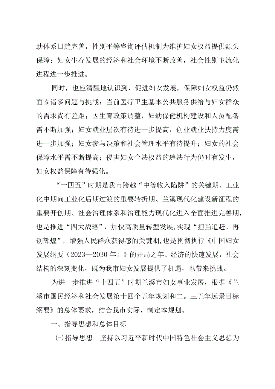 兰溪市妇女发展十四五规划.docx_第2页