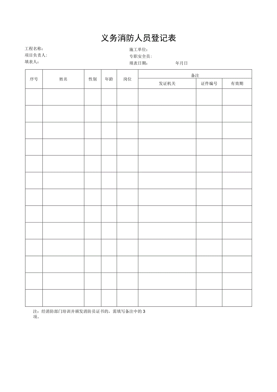 义务消防人员登记表.docx_第1页