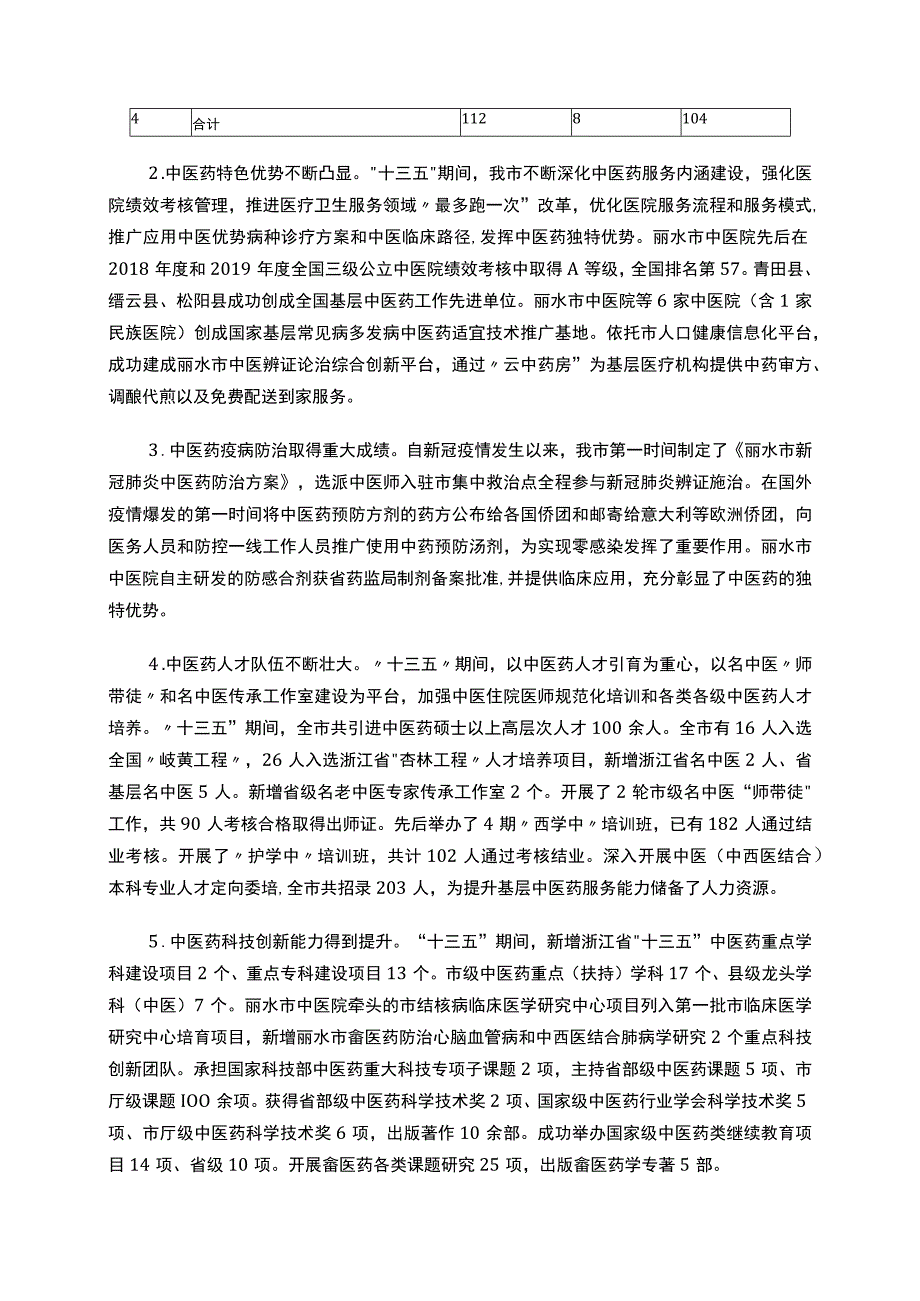 丽水市中医药发展十四五规划.docx_第3页