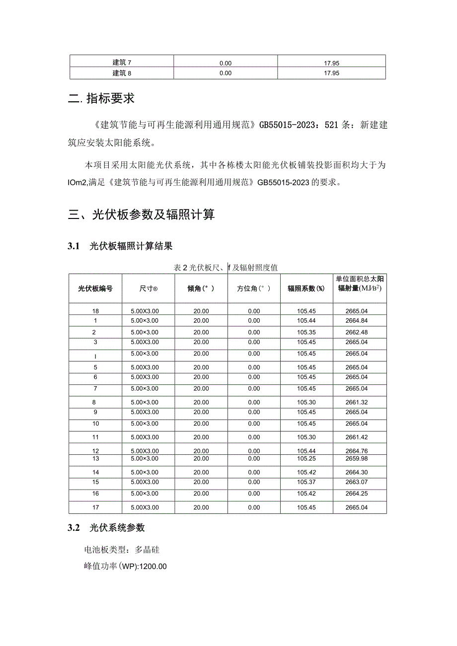 可再生能源建筑应用系统设计报告中心小学校迁建工程房建工程.docx_第2页