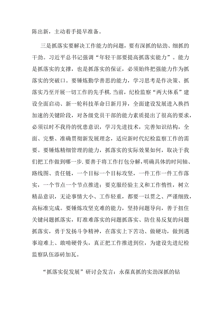 抓落实促发展研讨会发言2篇.docx_第3页