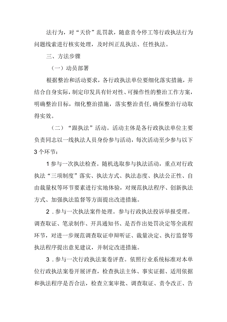 关于开展行政执法领域群众身边腐败和作风问题专项整治工作方案.docx_第2页