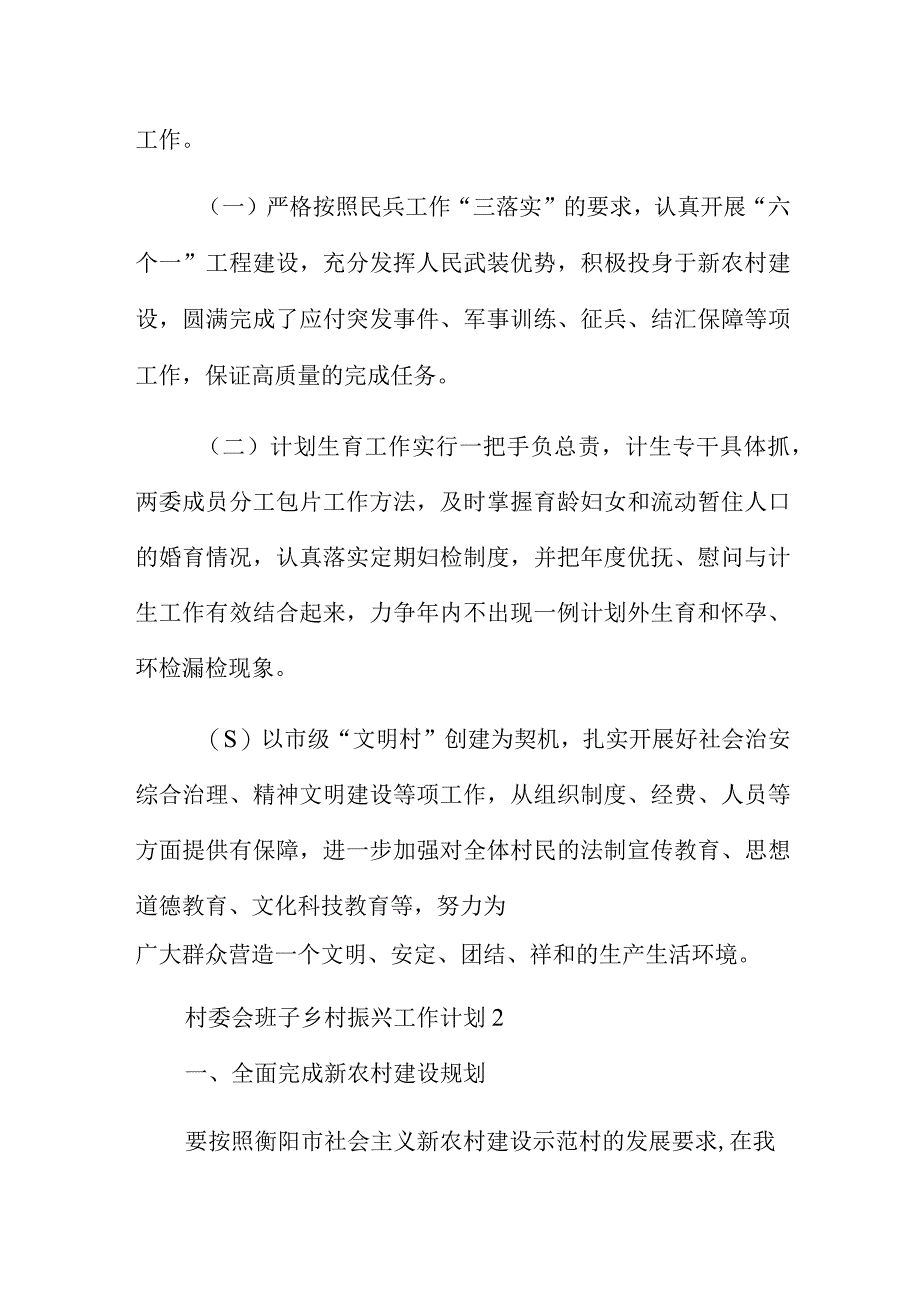 村委会班子乡村振兴工作计划5篇.docx_第3页