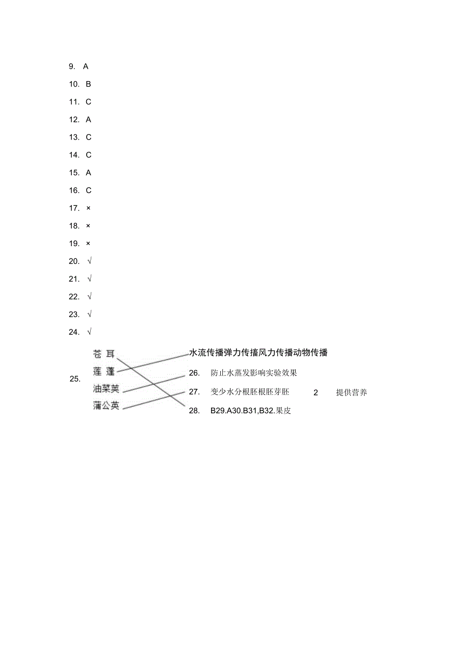 教科版四年级科学下册全册单元期末复习卷含答案2.docx_第1页