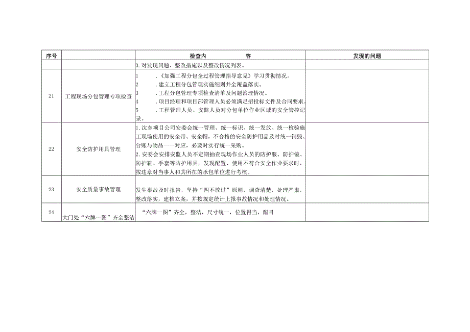 安全生产大检查工作检查内容模板.docx_第3页