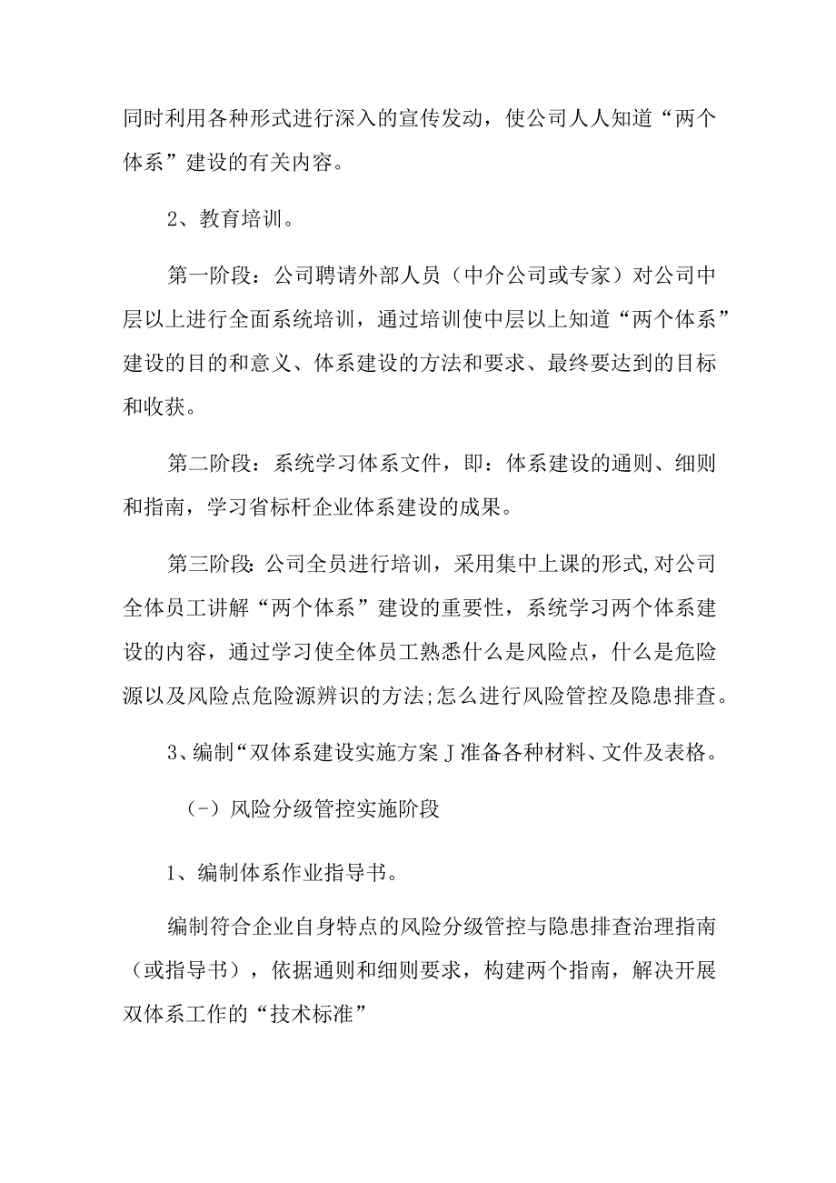 安全生产双体系建设实施方案模板.docx_第2页