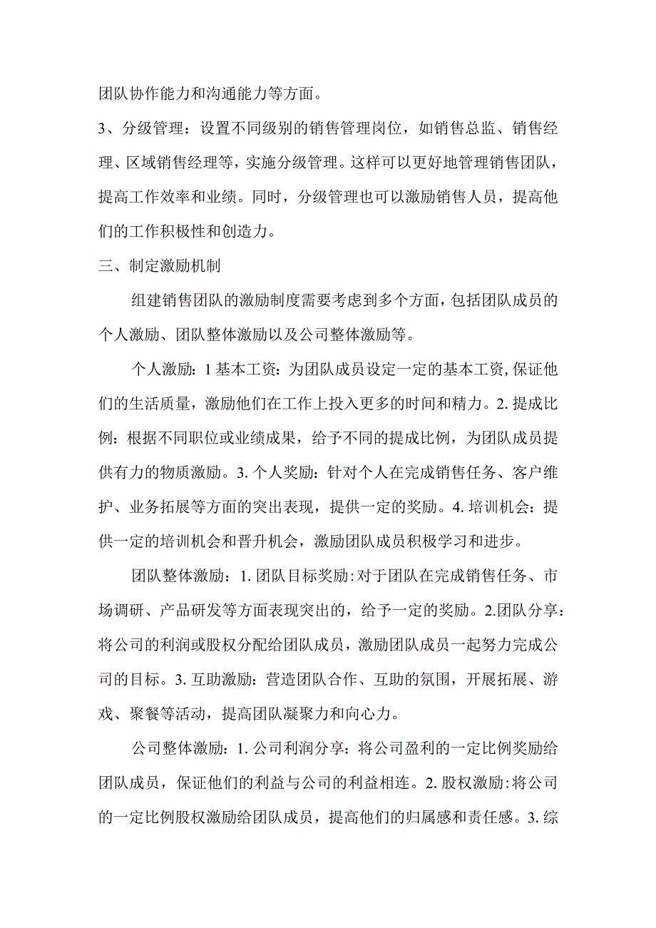 公司级销售团队的组建方案.docx_第3页