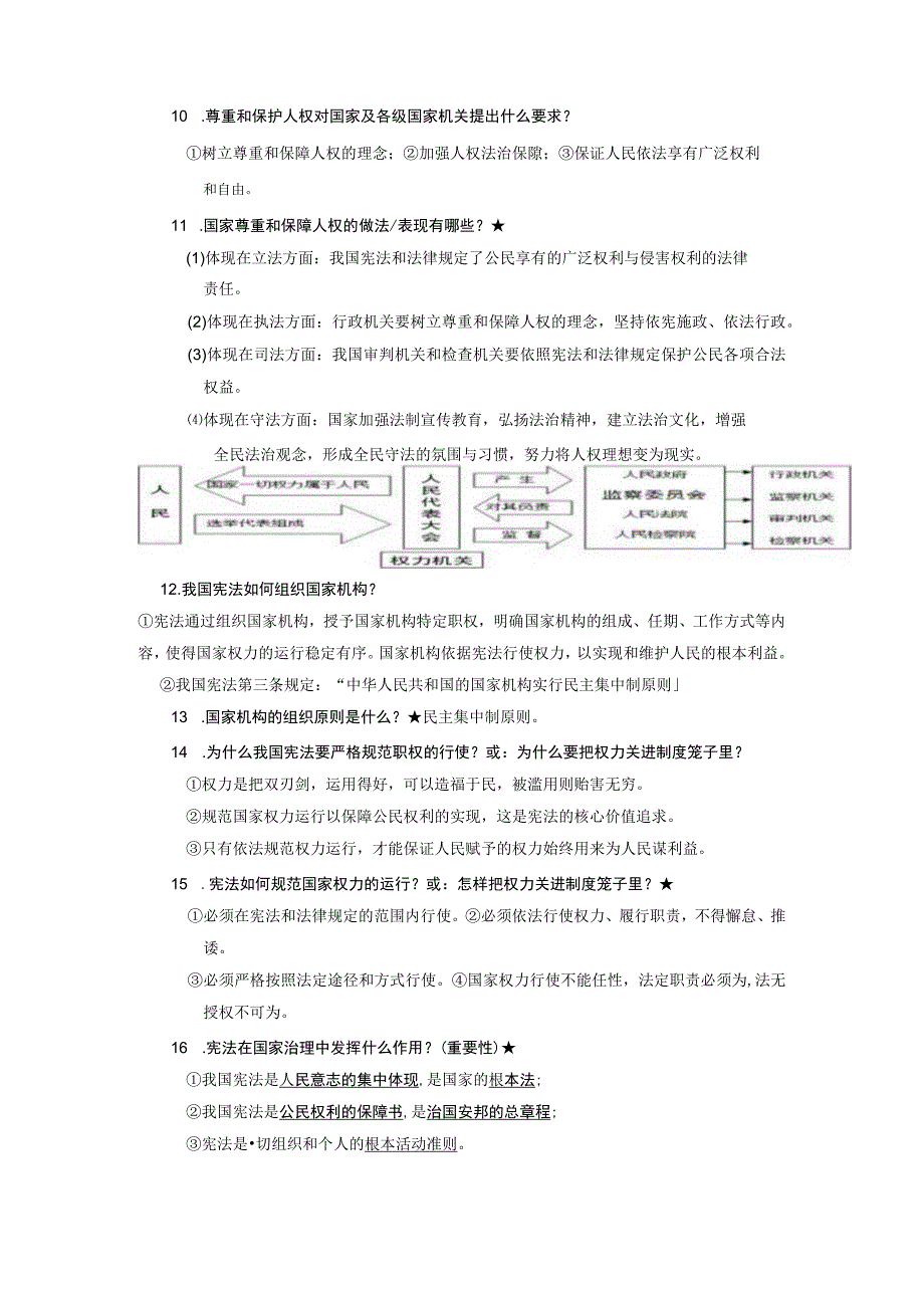 八年级下册道德与法治期末复习重要知识点提纲含期末试卷及答案全套.docx_第2页