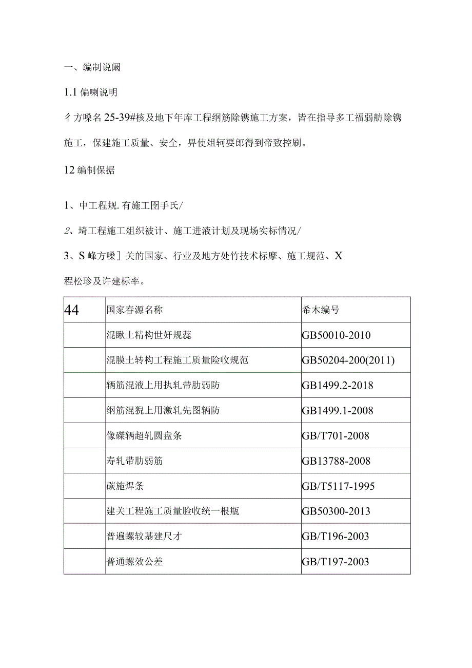 地库剪力墙钢筋除锈方案.docx_第1页