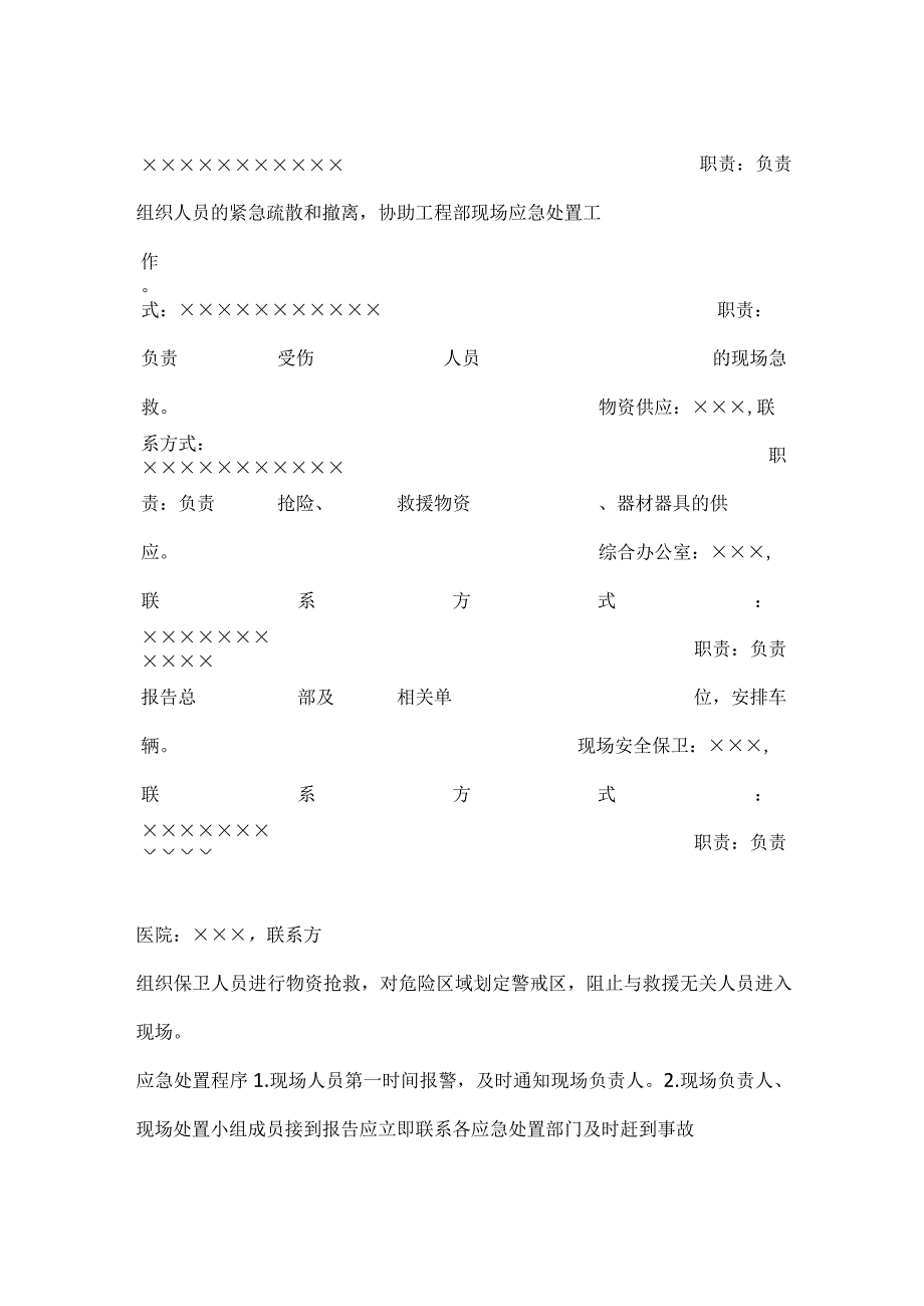 地质灾害现场应急处置方案模板范本.docx_第2页