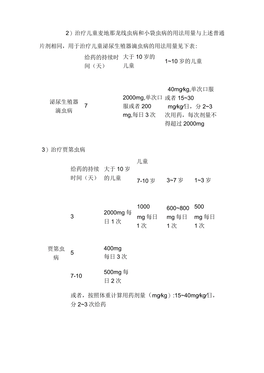 临床甲硝唑药物适应证用法用量及注意事项.docx_第2页