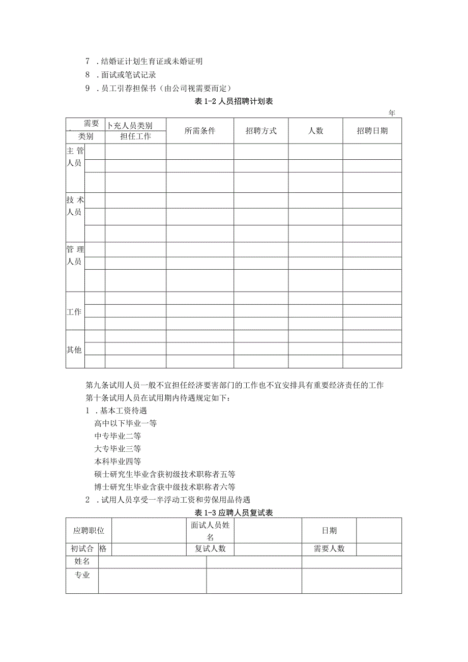 员工招聘管理制度.docx_第2页