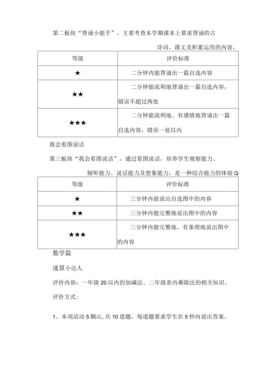 小学20232024学年度第一学期一二年级期末学业评价方案.docx_第2页