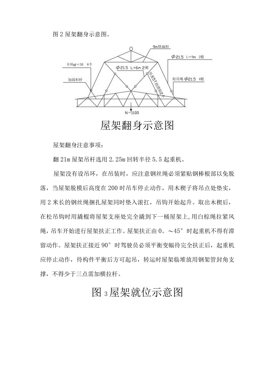 某粮食储备库扩建工程屋架张拉及吊装工程.docx_第3页