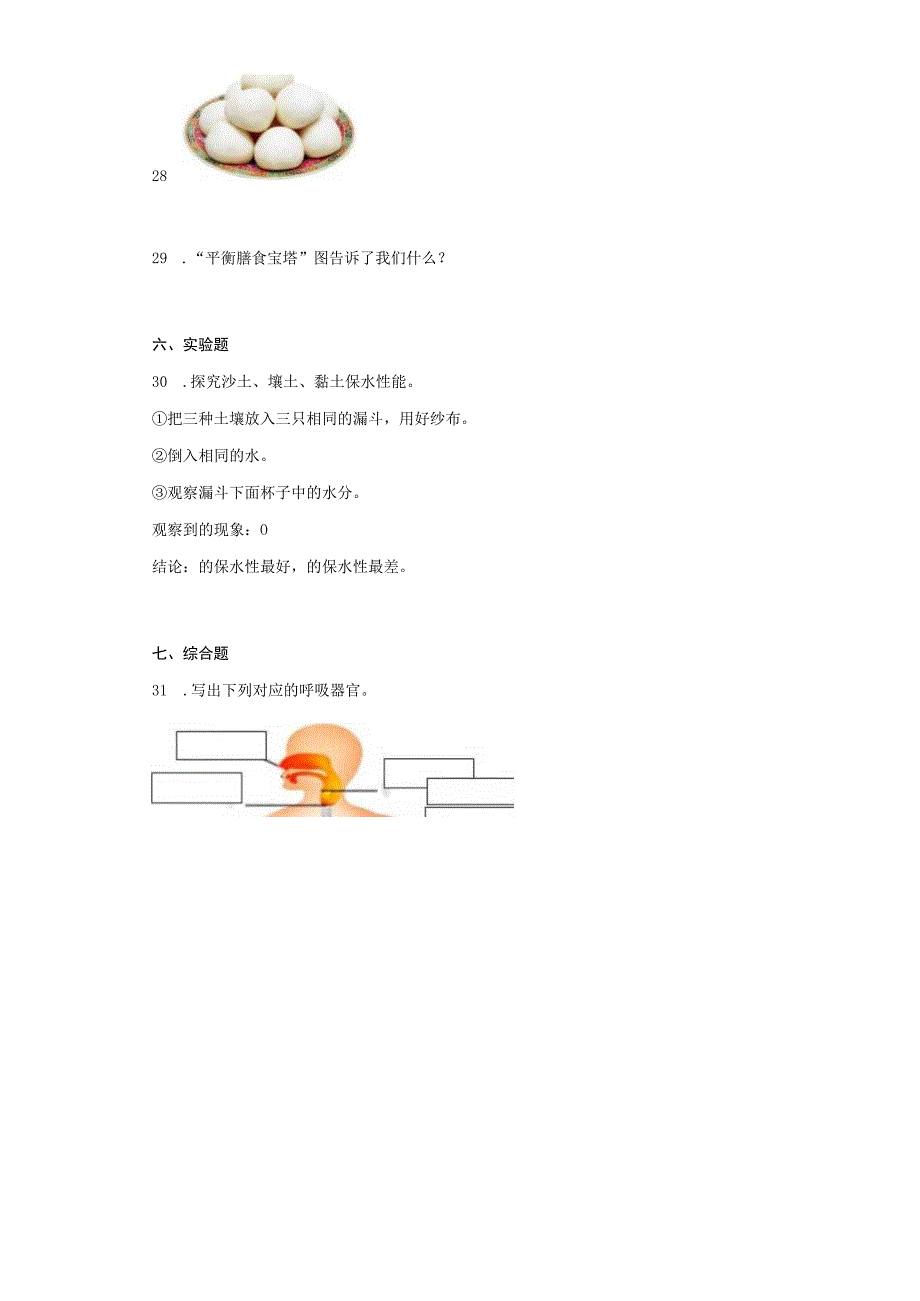 粤教版三年级科学下册期中综合测试卷二含答案.docx_第3页