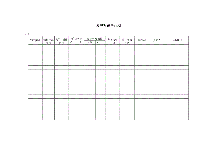 营销策划客户促销售计划.docx_第1页