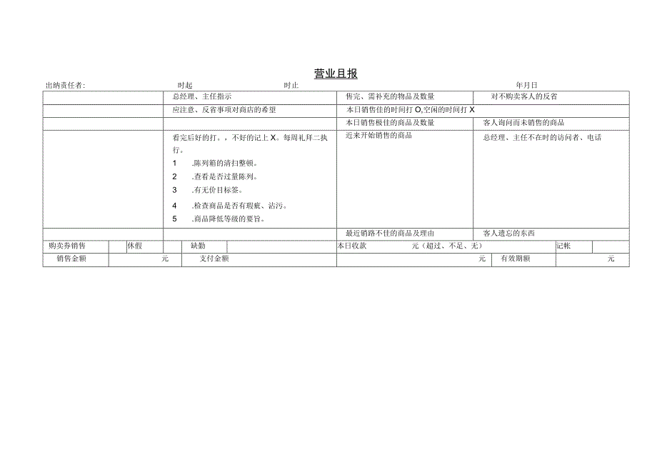 销售管理074营业日报3.docx_第1页