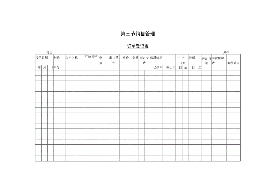 销售管理081订单登记表.docx_第1页