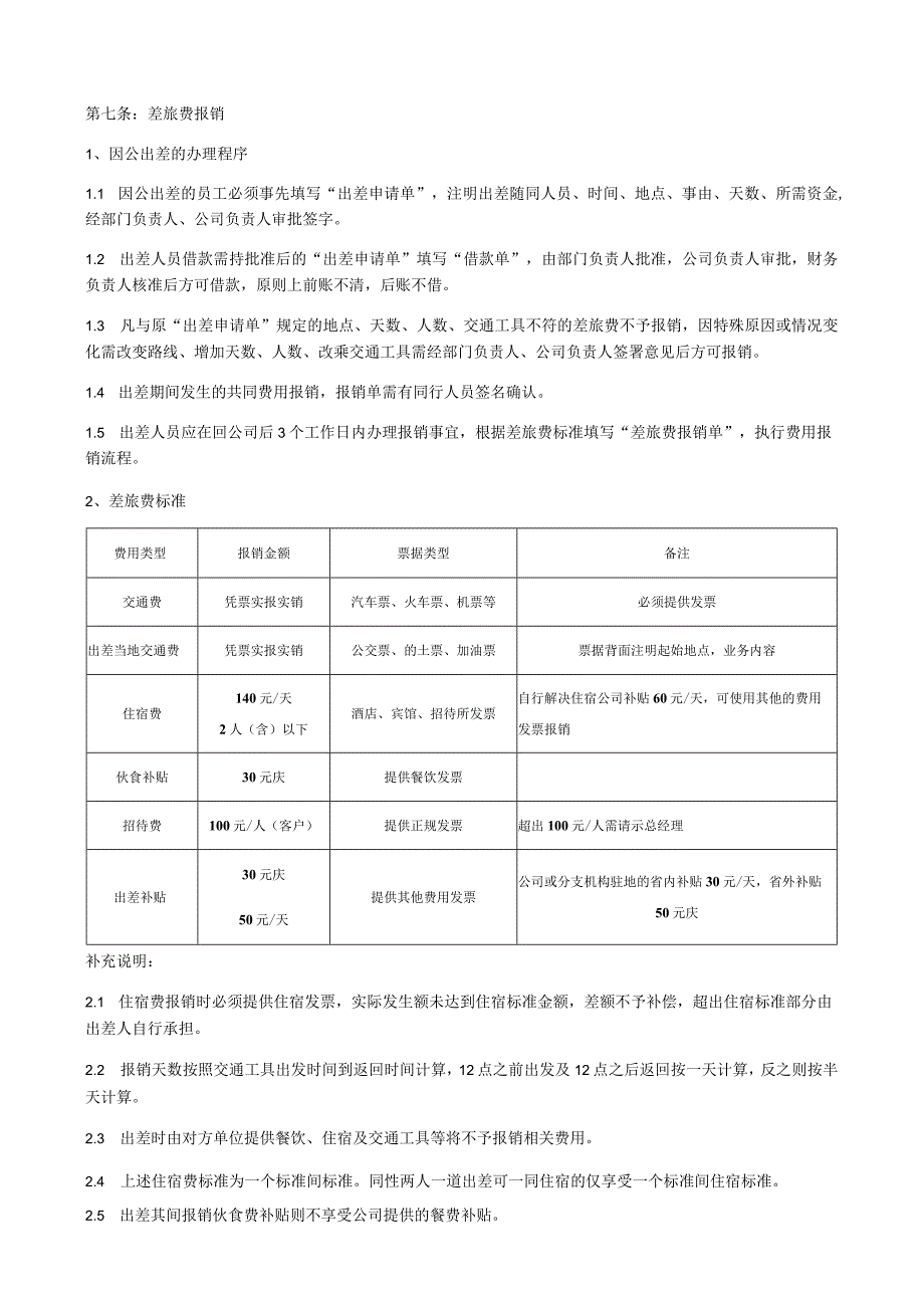 费用报销管理制度公司内部.docx_第2页