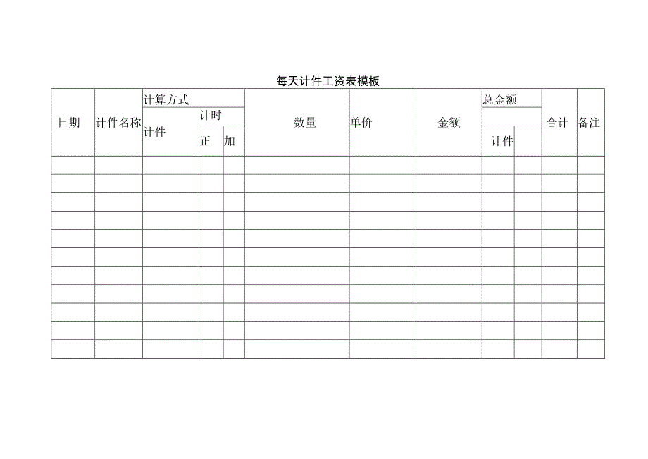 每天计件工资表模板.docx_第1页