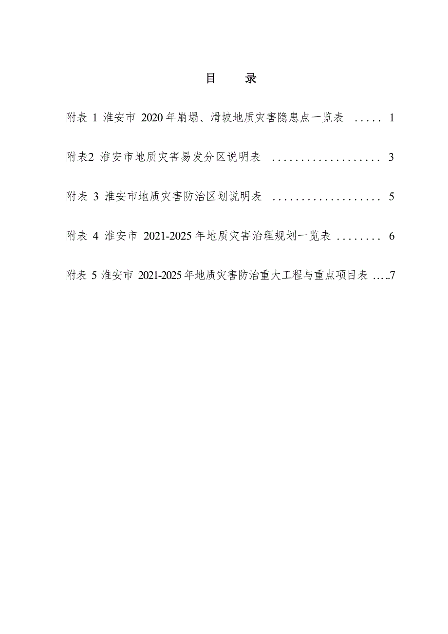 淮安市地质灾害防治“十四五”规划附表.docx_第3页